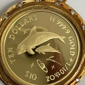 ドルフィンコイン　ペンダントトップ