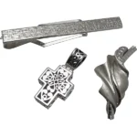 14金 (K14WG) ネクタイピン・アクセサリーまとめ