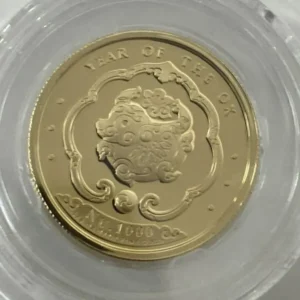 丑年牛図記念　ブータン金貨