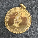 金貨　ペンダントトップ　K14