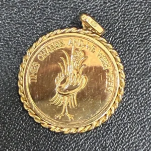 金貨　ペンダントトップ　K14