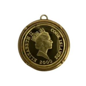 エリザベス金貨　ペンダントトップ　