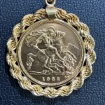 ソブリン金貨　ペンダントトップ