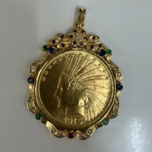 インディアン金貨　ペンダントトップ