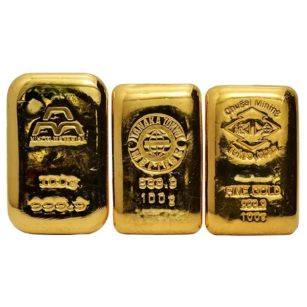 24金 (K24) インゴット 3枚まとめ