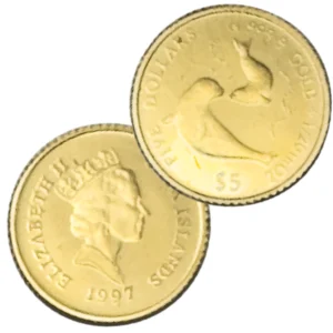 24金 (K24) クック諸島・ドルフィン金貨 1/20オンス