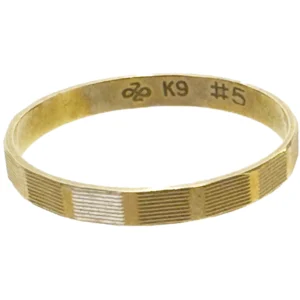 9金 (K9) リング