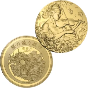 24金 (K24) 春日井桜の通り抜けメダル