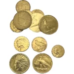 21金(K21)インディアン金貨12枚まとめ