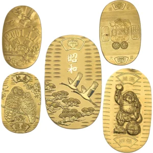 24金(K24)小判5枚まとめ