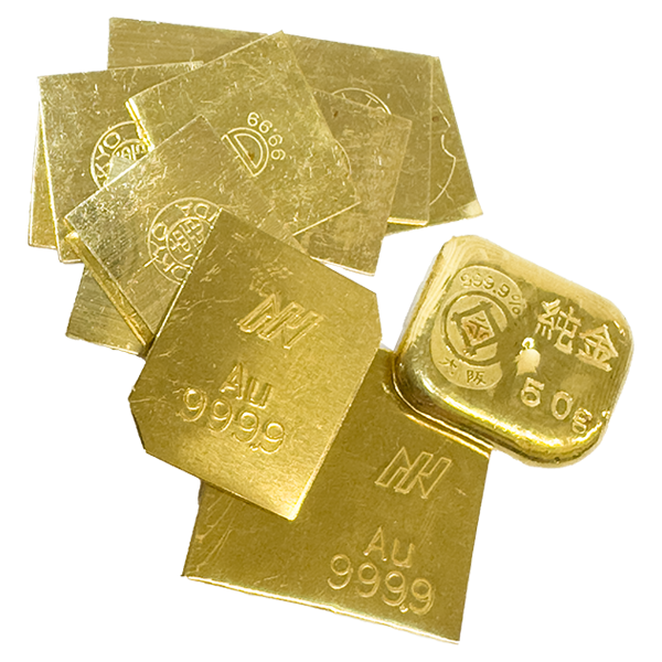 24金(K24)工業用純金マテリアル