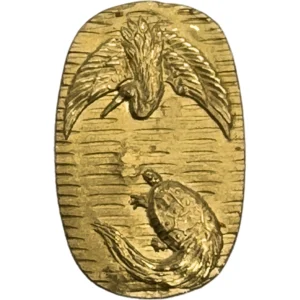 24金 (K24) 鶴亀小判