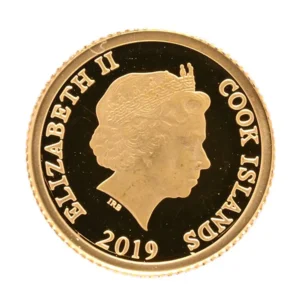 24金 (K24)  クック諸島 イルカ金貨 1/30oz