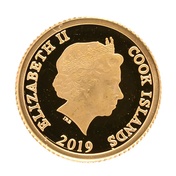 24金 (K24) クック諸島 イルカ金貨 1/30oz