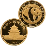 24金 (K24) 中国 パンダ金貨 1/10oz