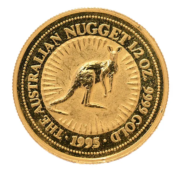 24金 (K24) カンガルー金貨 1/2oz