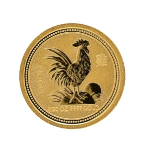 24金 (K24) 2005年 オーストラリア ルナーコック 金貨 1/20oz