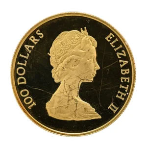 22金 (K22) カナダ100ドル プルーフ金貨