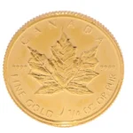 24金 (K24) メイプルリーフ金貨 1/4oz