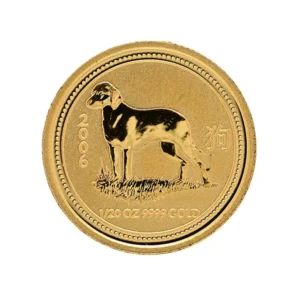 24金 (K24) 2006年 オーストラリア 干支 戌年 金貨 1/20oz
