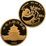 24金 (K24) 中国 パンダ金貨 1/2oz