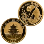 24金 (K24) 中国 パンダ金貨 1/20oz