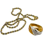 金プラチナ(K18/Pt900) コンビ 指輪&ネックレスまとめ