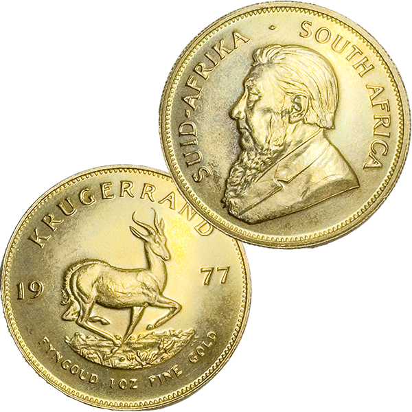22金 (K22) クルーガーランド金貨 1オンス