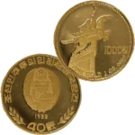 24金 (K24) 北朝鮮建国40年記念金貨1オンス