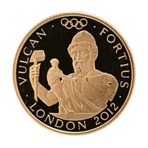 22金 (K22)  ロンドンオリンピック記念金貨 (裏面)