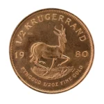 22金 (K22) クルーガーランド金貨 1/2oz