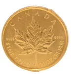 24金 (K24) メイプルリーフ金貨 1/20oz