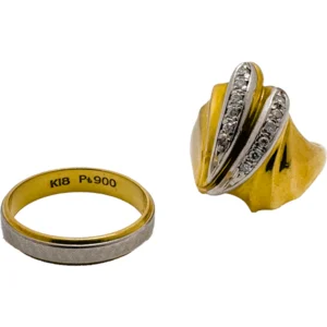 金プラチナ(K18/Pt900) コンビ 指輪まとめ