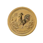 24金 (K24) 2017年 オーストラリア 干支 鶏 金貨 1/20oz