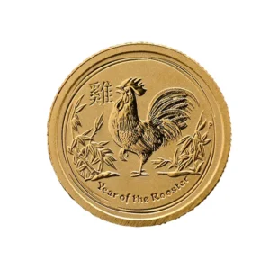 24金 (K24) 2017年 オーストラリア 干支 鶏 金貨 1/20oz