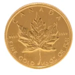 24金 (K24) メイプルリーフ金貨 1/10oz