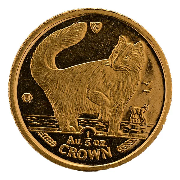 24金 (K24) キャット金貨 1/5oz