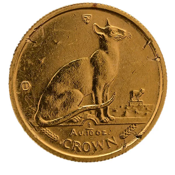 24金 (K24) キャット金貨 1/10oz