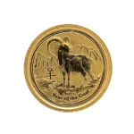 24金 (K24) 2015年 オーストラリア 干支 羊 金貨 1/20oz