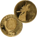 24金 (K24) 北朝鮮建国40年記念金貨 1/10オンス