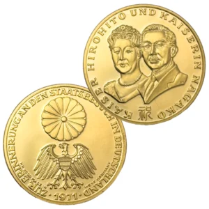 24金 (K24) 昭和天皇 天皇皇后両陛下西ドイツ 御外遊記念メダル