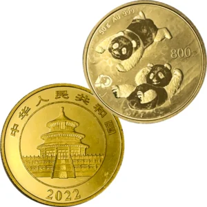 K24中国・パンダ金貨50g・2022