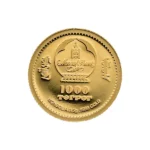 24金 (K24) 2019年 モンゴル 1000トゥグルグ硬貨
