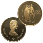 14金 (K14) モントリオール100ドル金貨