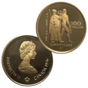 14金 (K14)  モントリオール100ドル金貨