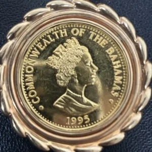 バハマ金貨　ペンダントトップ