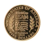 21金 (K21) FIFAワールドカップ1994年アメリカ大会記念5ドル金貨