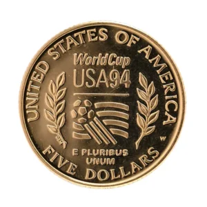 21金 (K21)  FIFAワールドカップ1994年アメリカ大会記念5ドル金貨