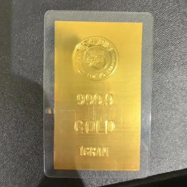 K24　徳力　純金カード1g