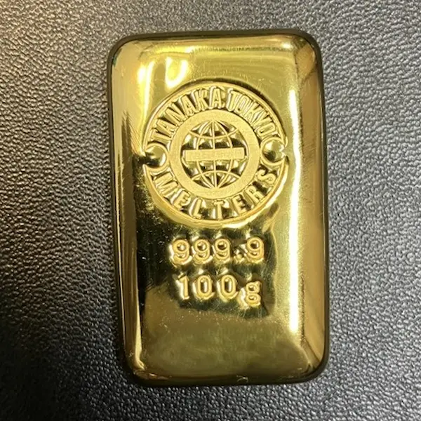 田中貴金属　インゴット100g